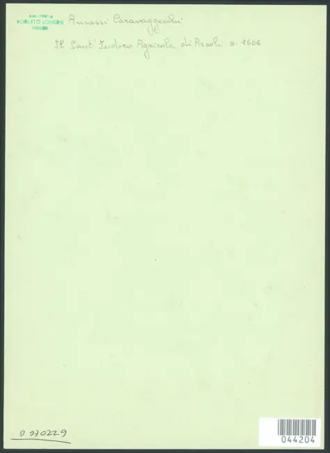 Merisi Michelangelo (Caravaggio) - copia da - sec. XVII - Sant'Isidoro l'Agricoltore fa scaturire l'acqua dalla terra