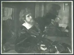 Ritratto di uomo in armatura (Gaston de Foix?) - sec. XVI - Ritratto di gentiluomo in armatura
