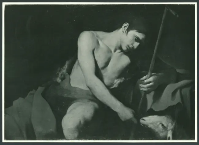 San Giovanni Battista che nutre l'agnello