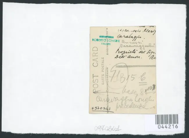 Anonimo - sec. XVII - Ritratto di Michelangelo Merisi da Caravaggio