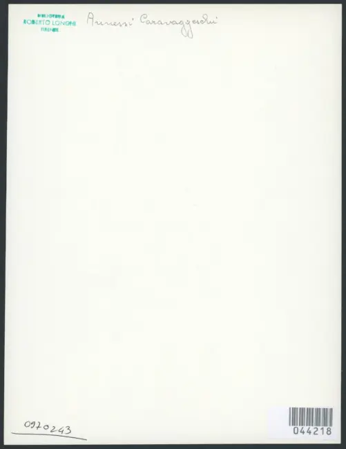 Anonimo - sec. XVII - Ritratto di Michelangelo Merisi da Caravaggio