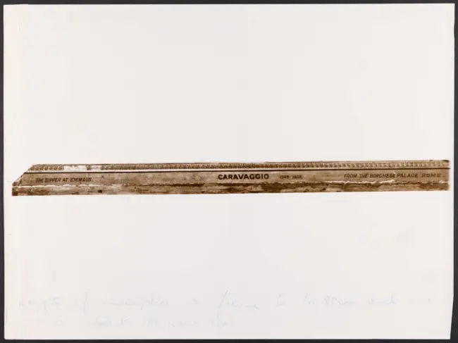 The Supper at Emmaus. Caravaggio 1569-1608. From the Borghese Palace Rome.