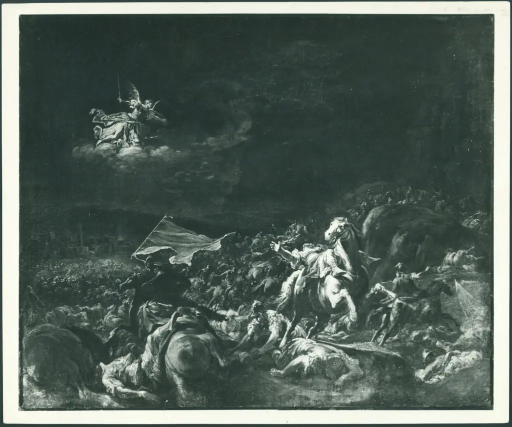 Anonimo caravaggesco italiano - sec. XVII - Conversione di san Paolo