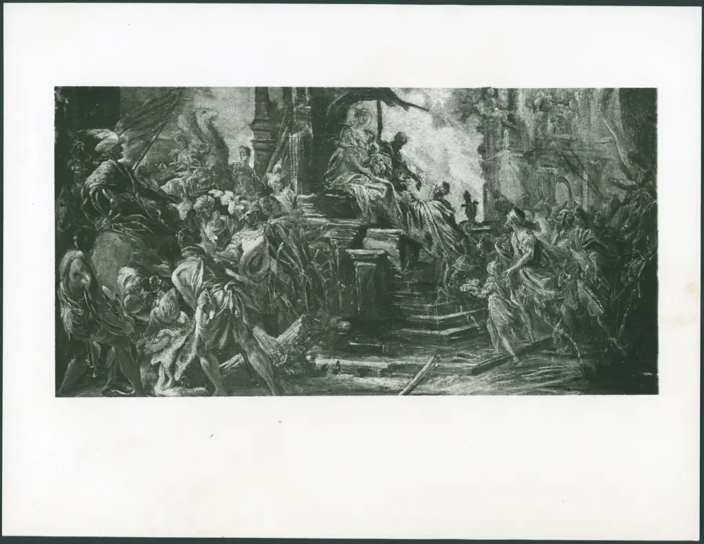 Anonimo artista - sec. XVII - Adorazione dei Re Magi