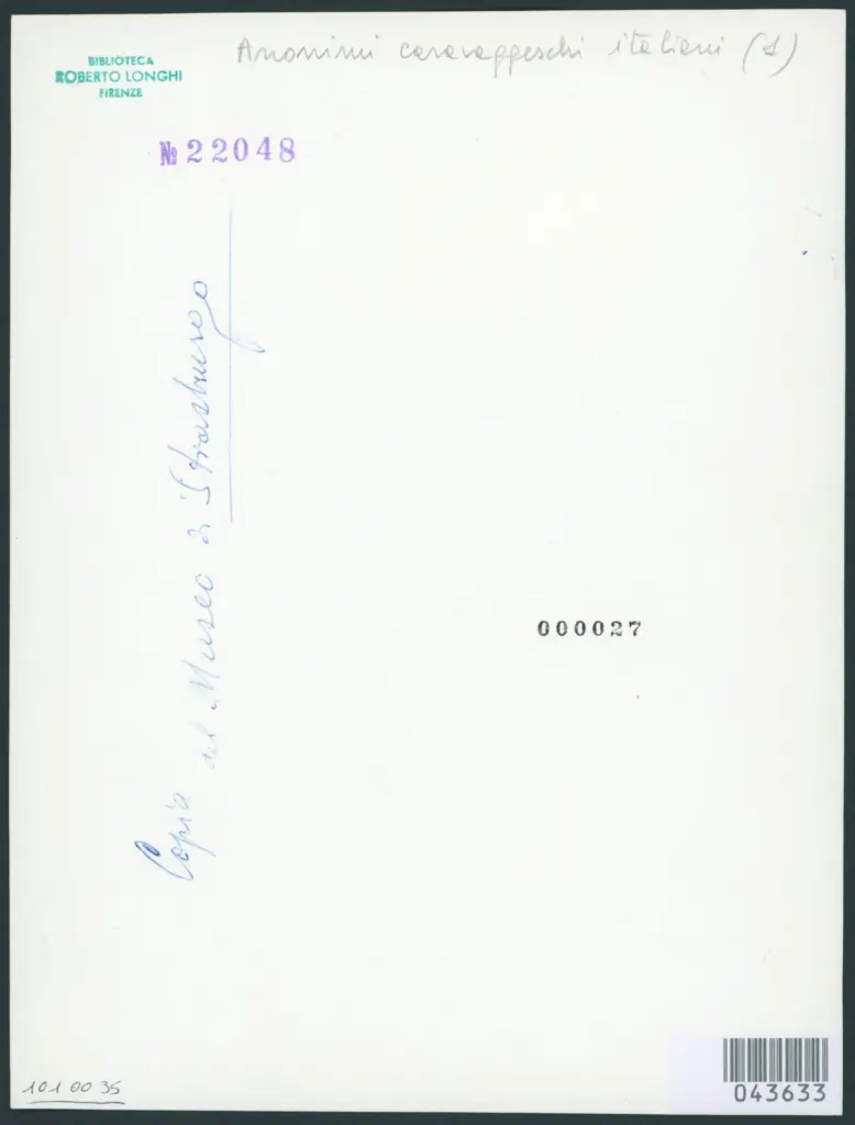 Anonimo caravaggesco italiano - sec. XVII - Ragazzo morso da un gambero