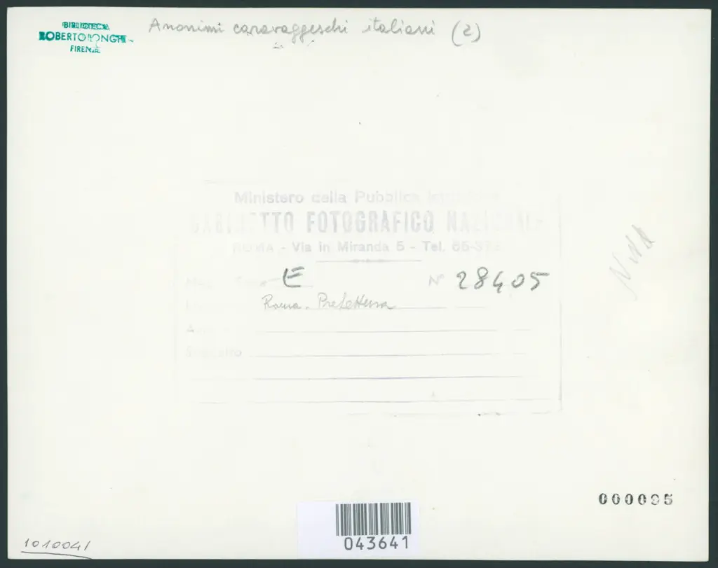 Anonimo caravaggesco italiano - sec. XVII - Incredulità di san Tommaso