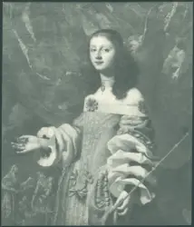 Ritratto di donna e scena di carità