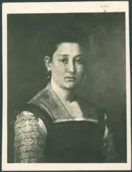 Anonimo caravaggesco italiano - sec. XVII - Ritratto di donna