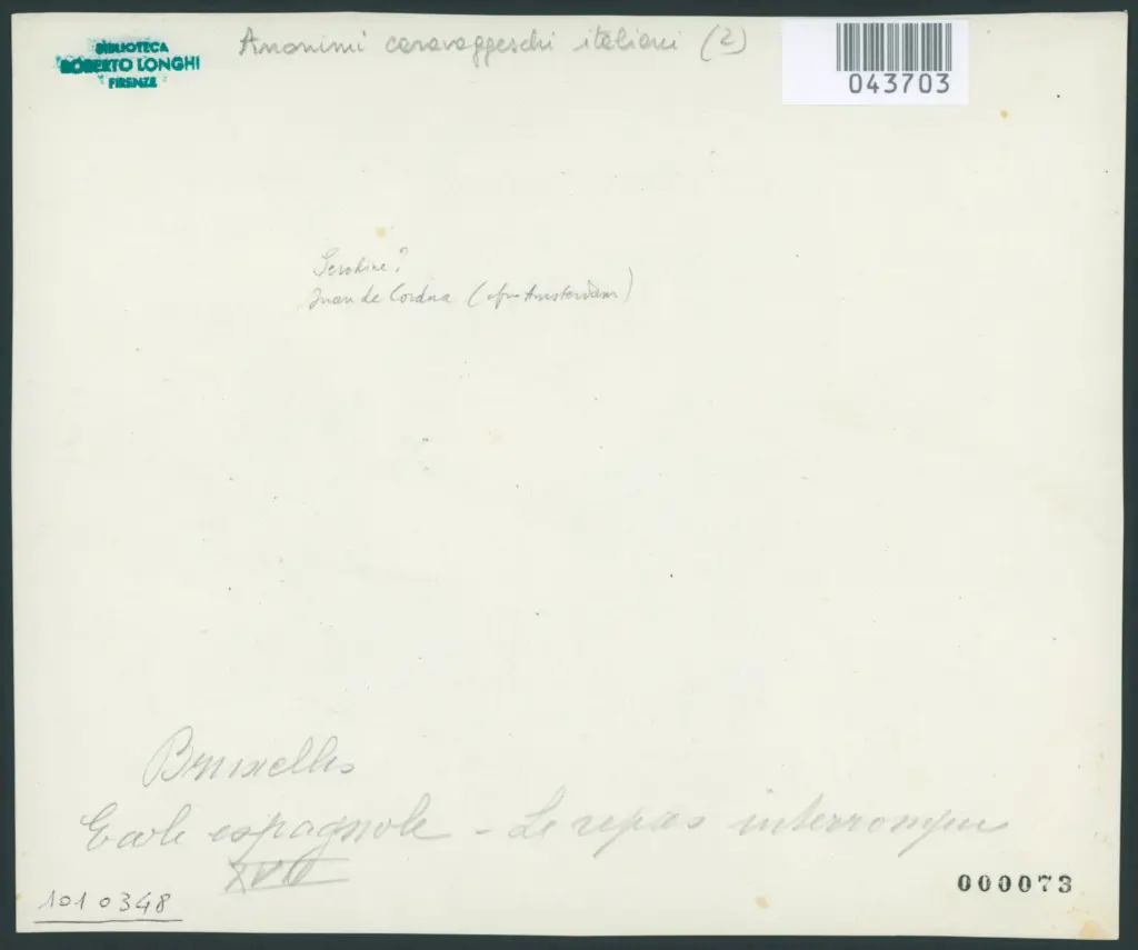 Brusselles. Ecole espagnole - Le repas interrompu. XVII