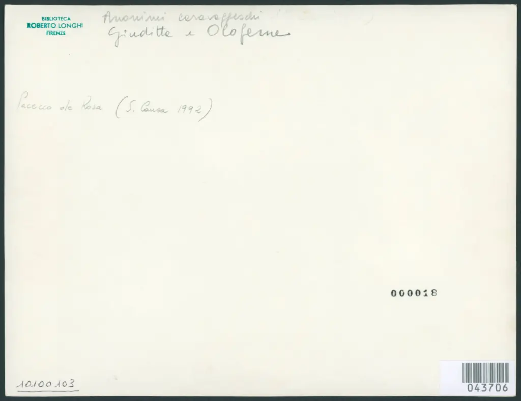 Anonimo caravaggesco - sec. XVII - Giuditta e Oloferne