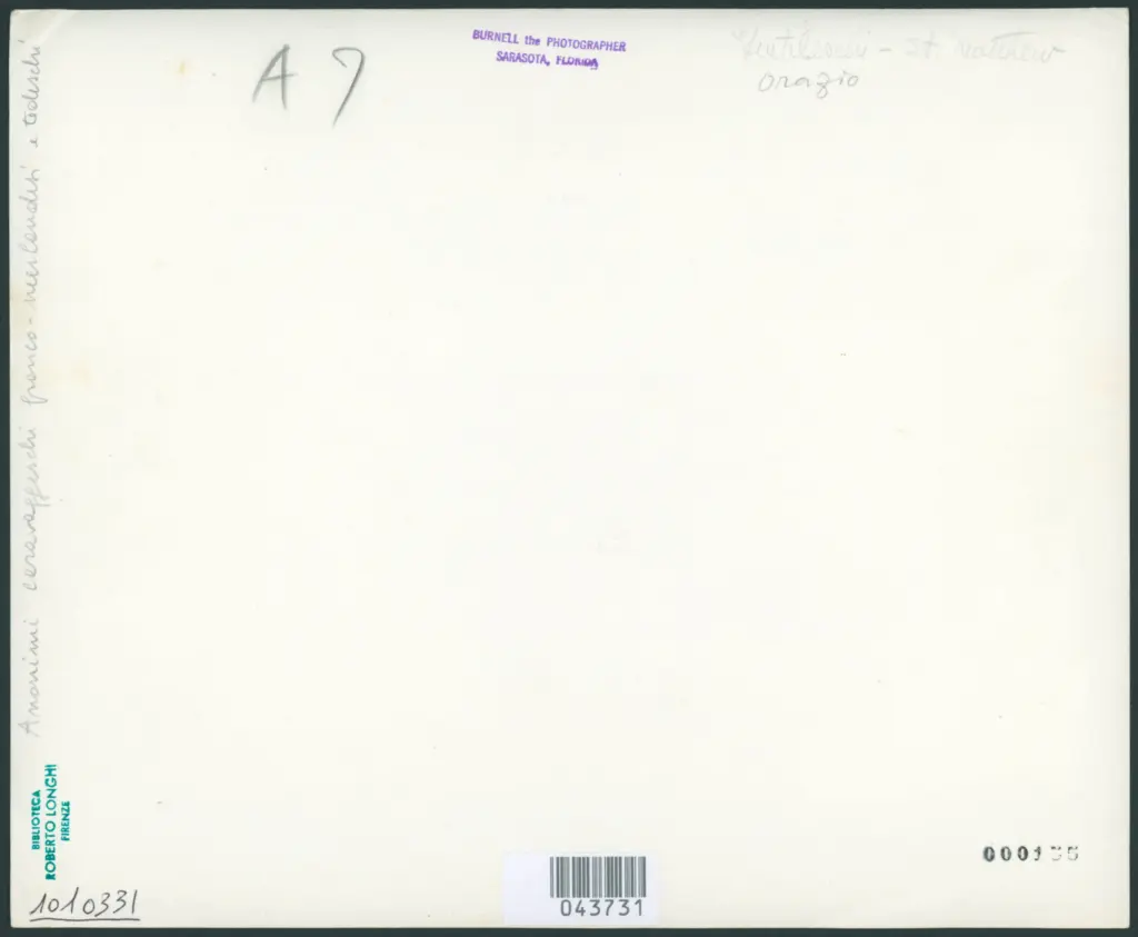 Anonimo caravaggesco franco-olandese; Anonimo caravaggesco tedesco - sec. XVII - San Matteo e l'angelo