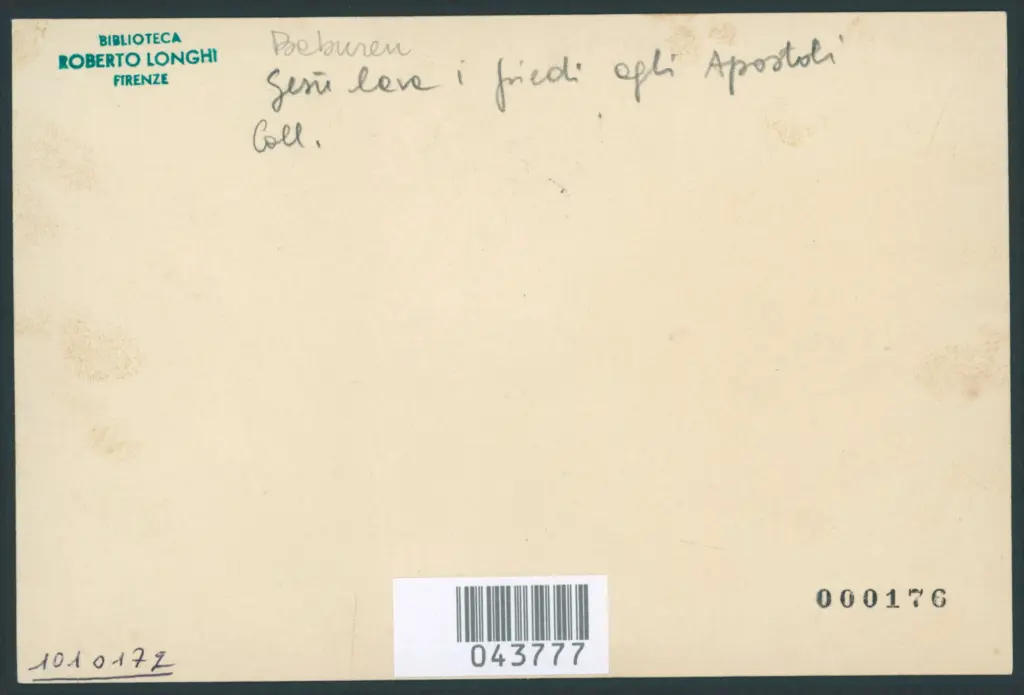 Baburen Dirk van - sec. XVII - Lavanda dei piedi