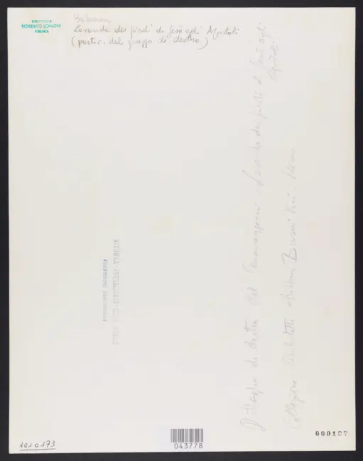 Baburen Dirk van - sec. XVII - Lavanda dei piedi