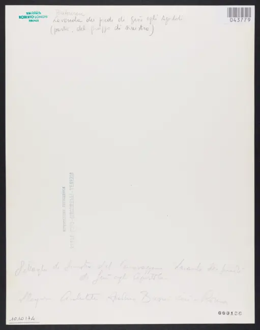 Baburen Dirk van - sec. XVII - Lavanda dei piedi