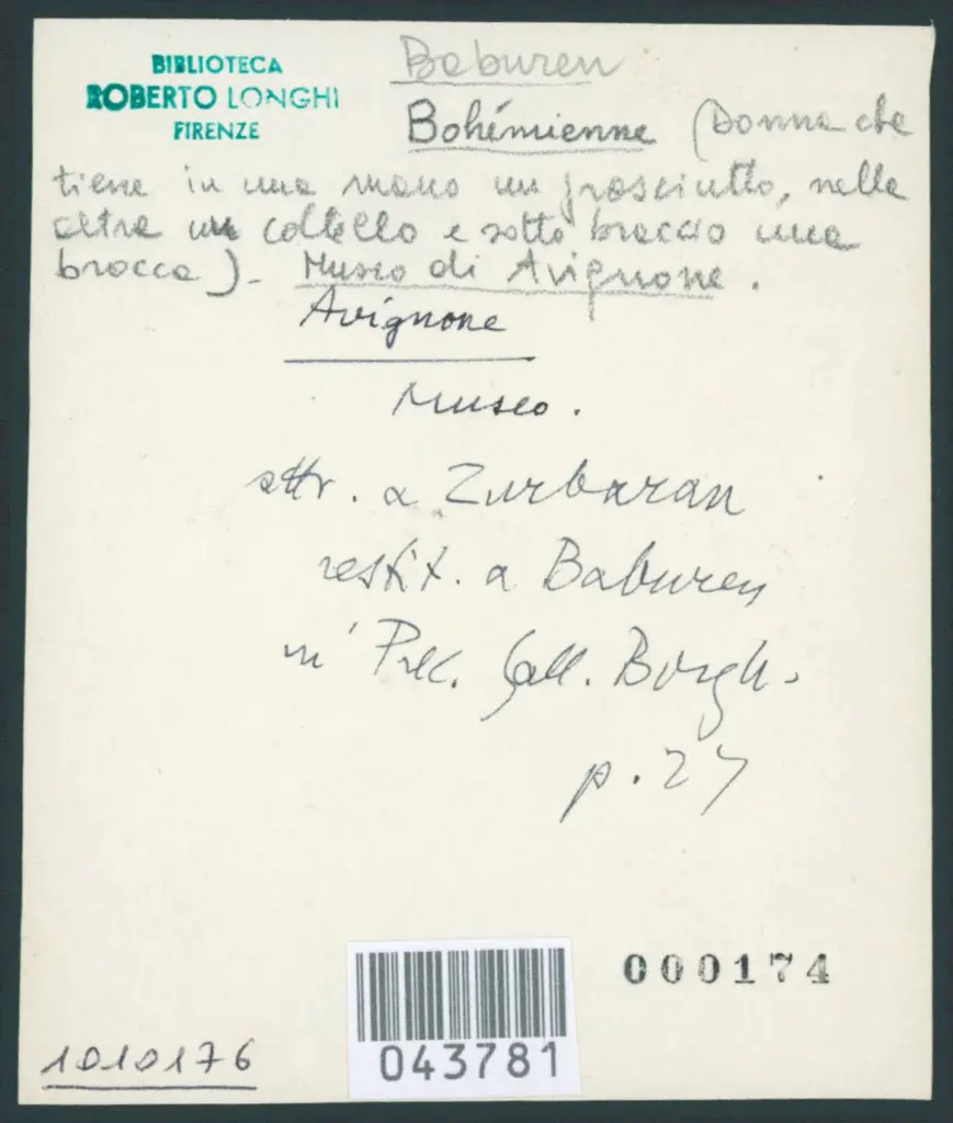 Baburen Dirk van - sec. XVII - Donna anziana con prosciutto e caraffa