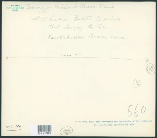 Giovanni Battista Caracciolo. Christ Carrying the Cross. Kunsthistorisches Museum, Vienna.