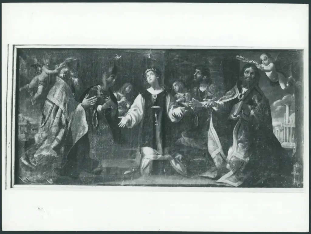 Santa Cecilia tra san Valeriano, san Tiburzio, sant'Agata e sant'Urbano