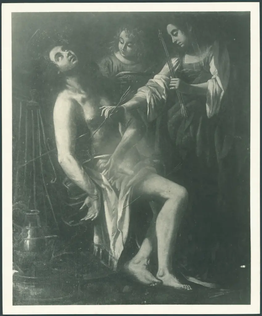 San Sebastiano curato da Irene