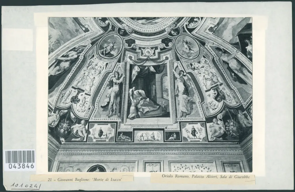 21 - Giovanni Baglione: 'Morte di Isacco'. Oriolo Romano, Palazzo Altieri, Sala di Giacobbe