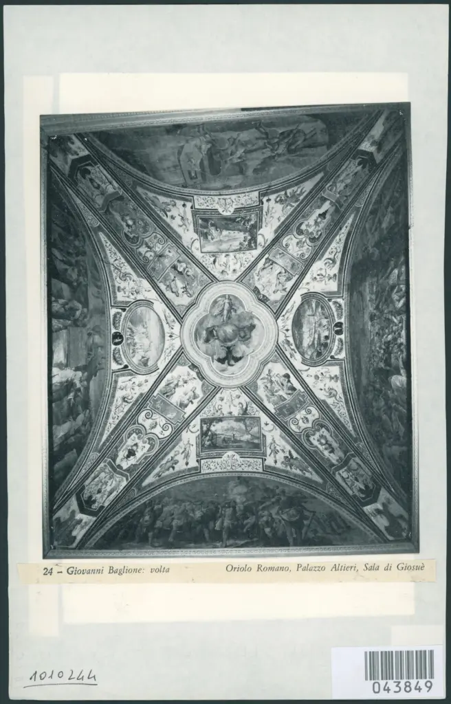 24 - Giovanni Baglione: volta. Oriolo Romano, Palazzo Altieri, Sala di Giosuè