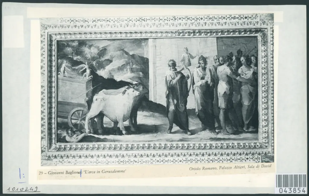 29 - Giovanni Baglione: 'L'arca in Gerusalemme'. Oriolo Romano, Palazzo Altieri, Sala di David