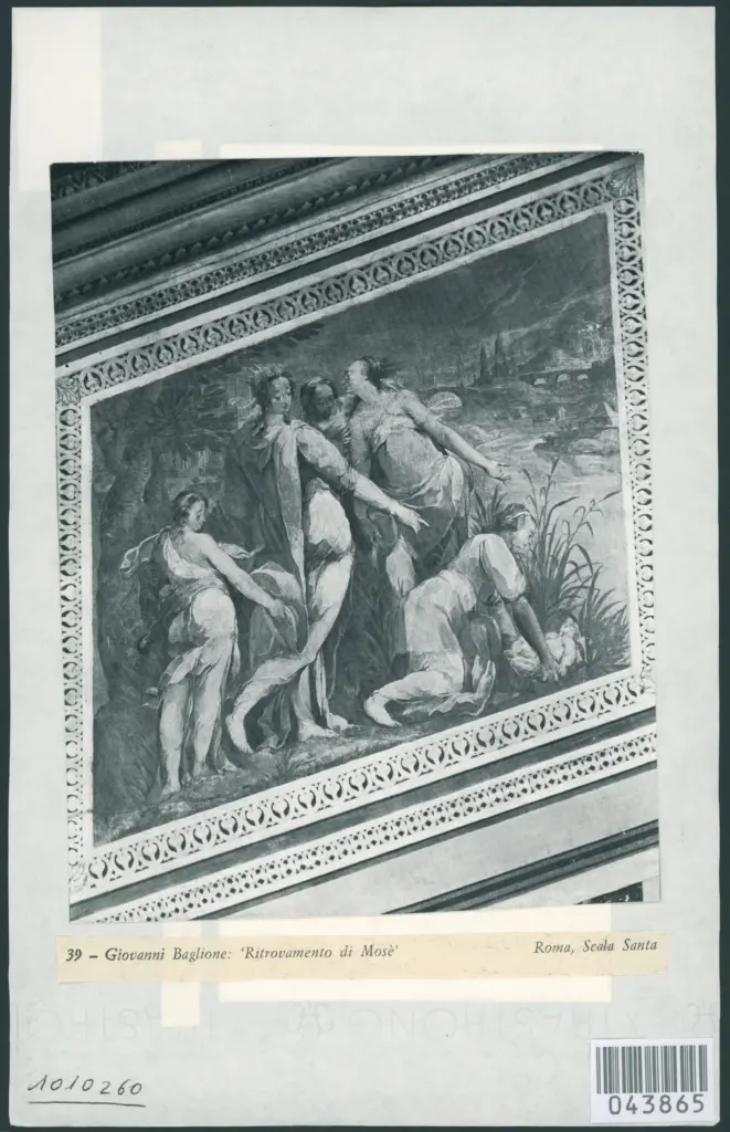 39 - Giovanni Baglione: 'Ritrovamento di Mosè'. Roma, Scala Santa