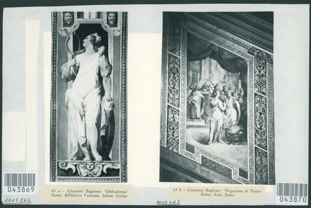 43 a - Giovanni Baglione: 'Obbedienza'. Roma, Biblioteca Vaticana, Salone Sistino