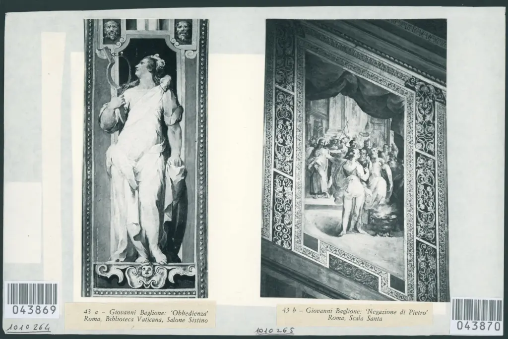 43 b - Giovanni Baglione: 'Negazione di Pietro'. Roma, Scala Santa