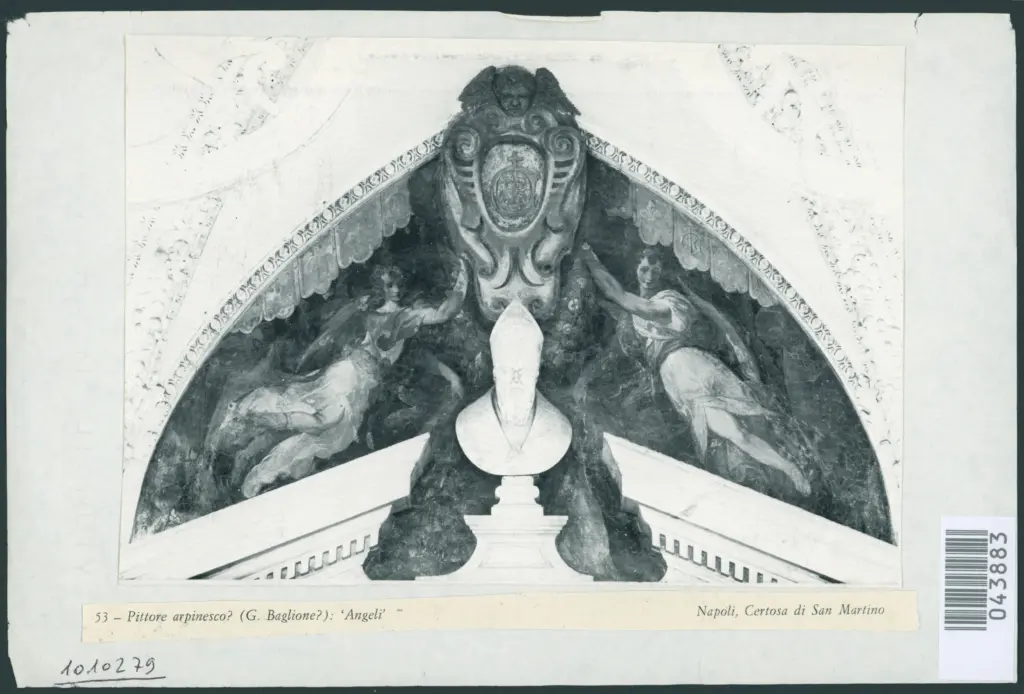 53 - Pittore arpinesco? (G. Baglione?): 'Angeli'. Napoli, Certosa di San Martino