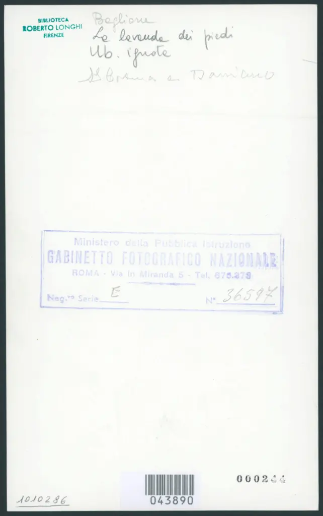 Baglione Giovanni  - sec. XVI/ XVII - Cristo lava i piedi agli Apostoli