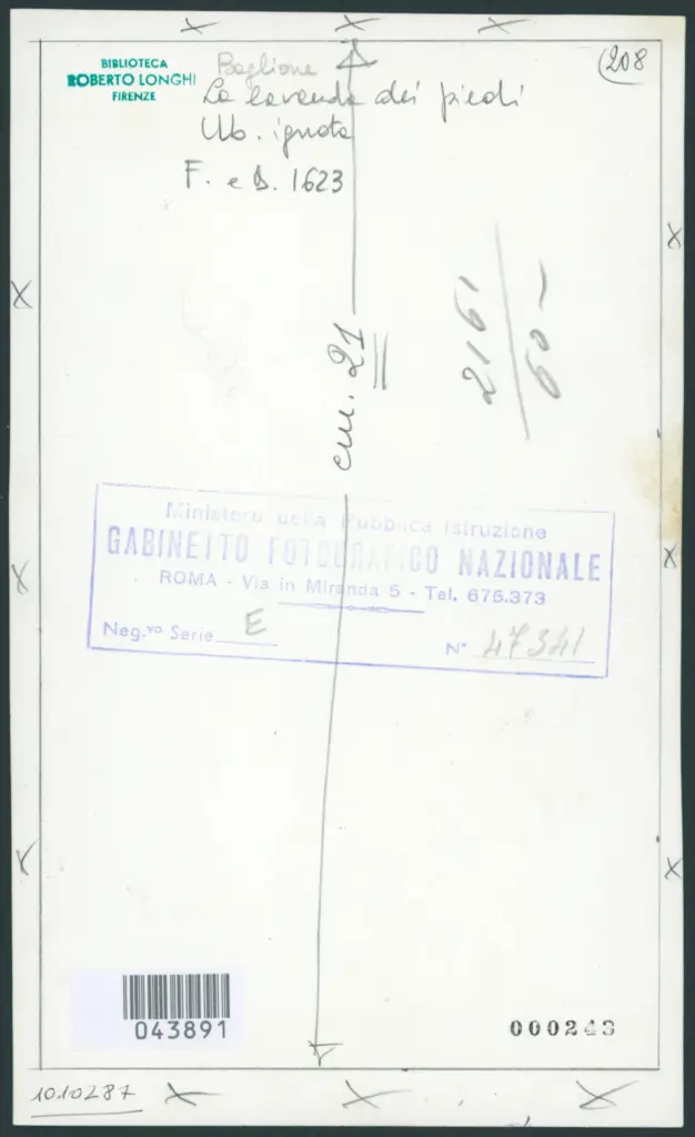 Baglione Giovanni  - sec. XVII - Cristo lava i piedi agli Apostoli