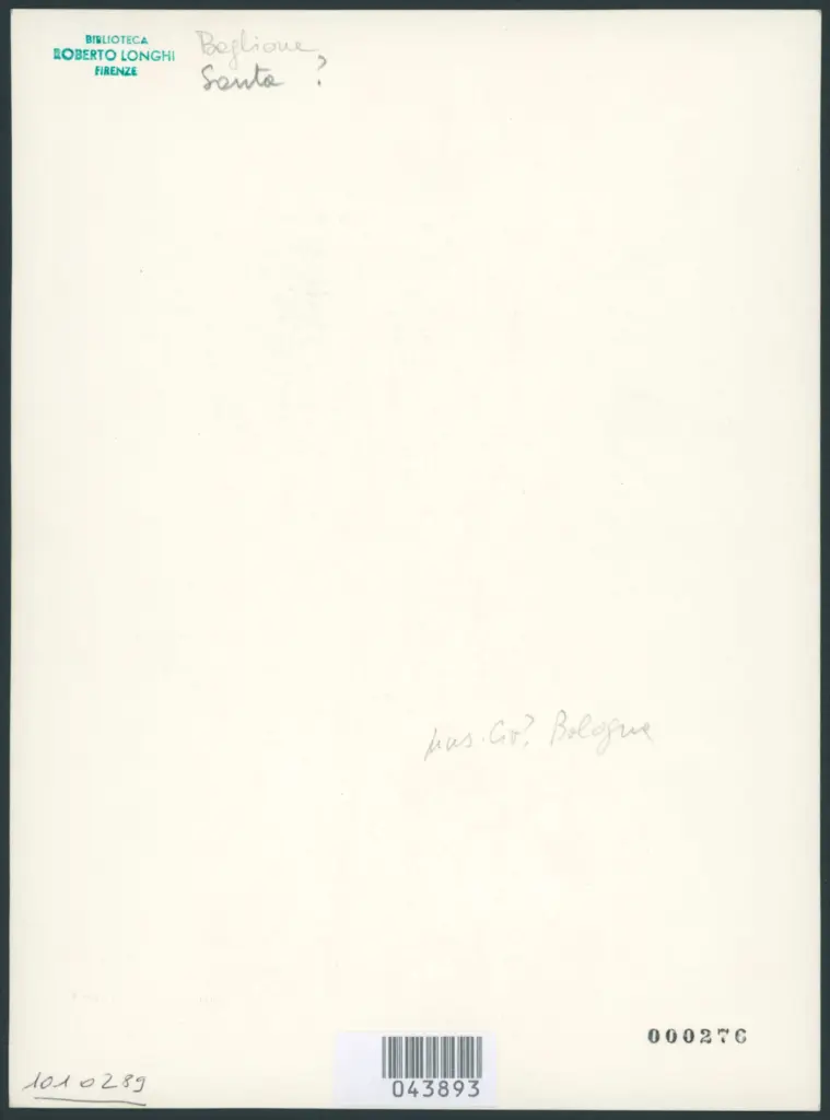 Baglione Giovanni  - sec. XVI/ XVII - Figura femminile (santa?)