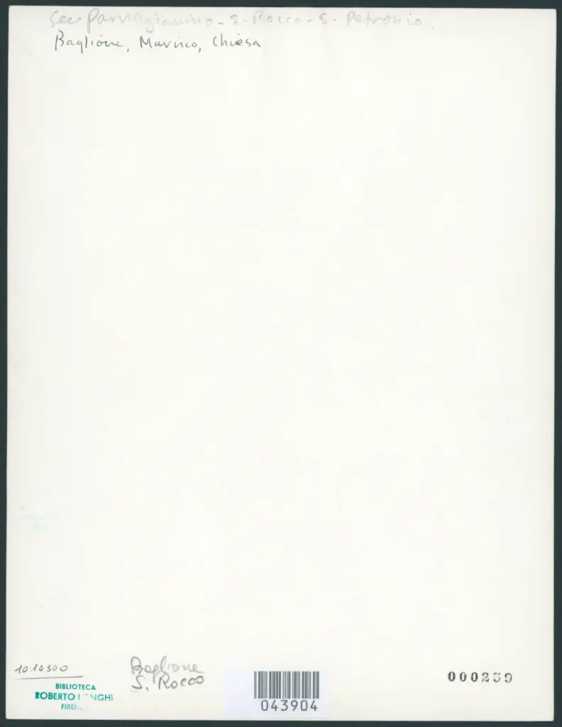 Baglione Giovanni  - sec. XVI/ XVII - San Rocco