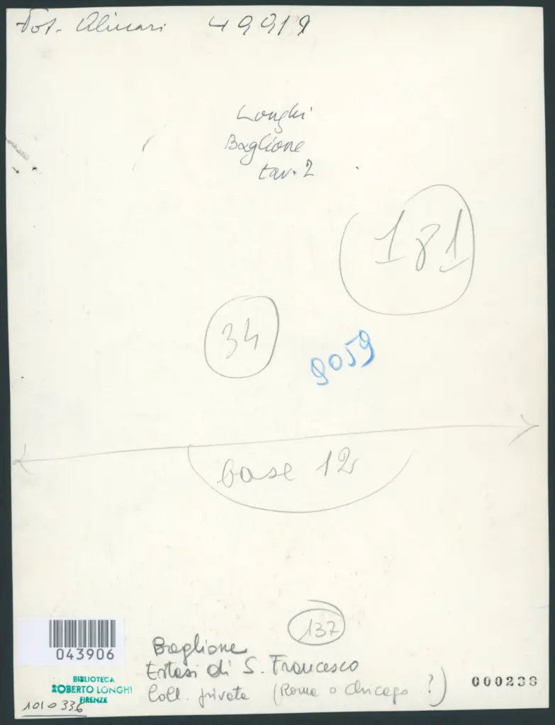 Baglione Giovanni  - sec. XVII - Estasi di san Francesco d'Assisi