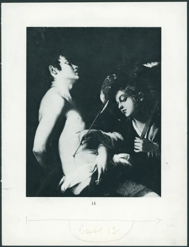 San Sebastiano medicato da un angelo