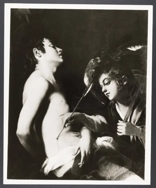 Baglione Giovanni  - sec. XVII - San Sebastiano medicato da un angelo