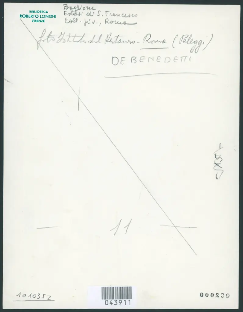 Baglione Giovanni  - sec. XVII - Estasi di san Francesco d'Assisi