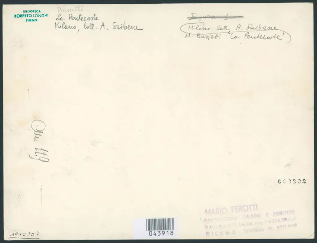 Bassetti Marcantonio  - sec. XVII - Pentecoste