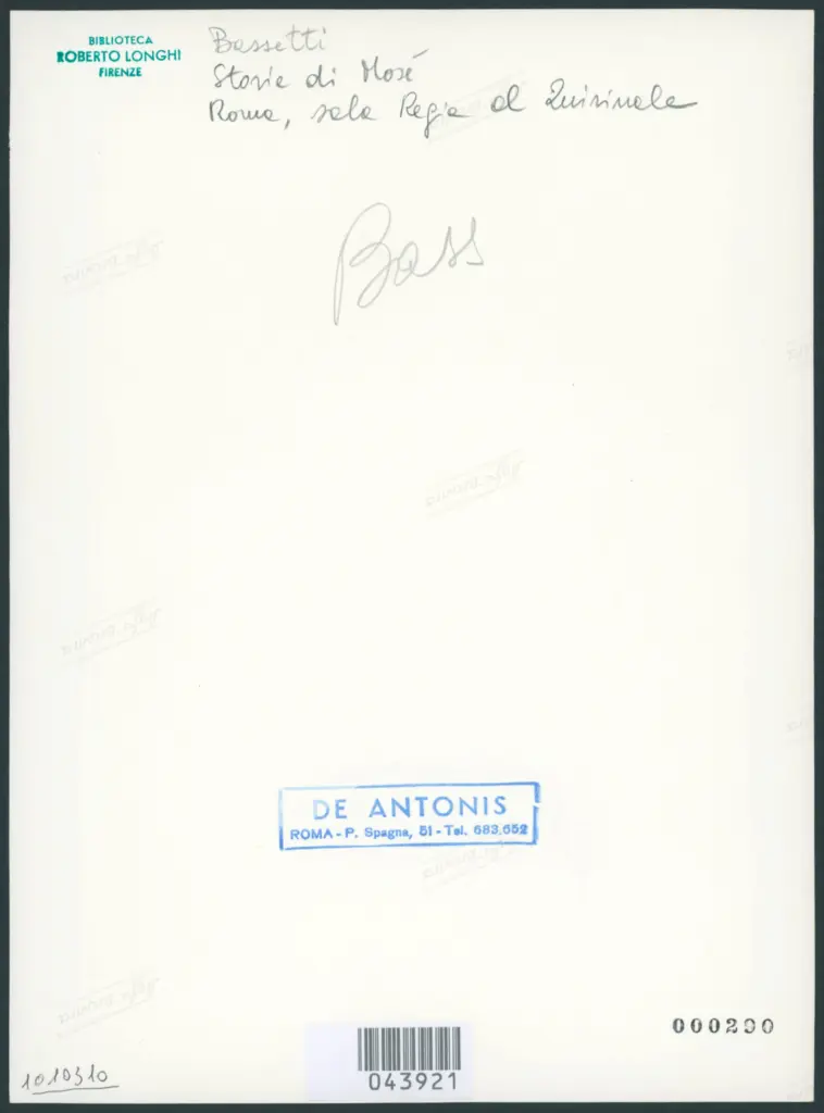 Bassetti Marcantonio  - sec. XVII - Storie della vita di Mosé