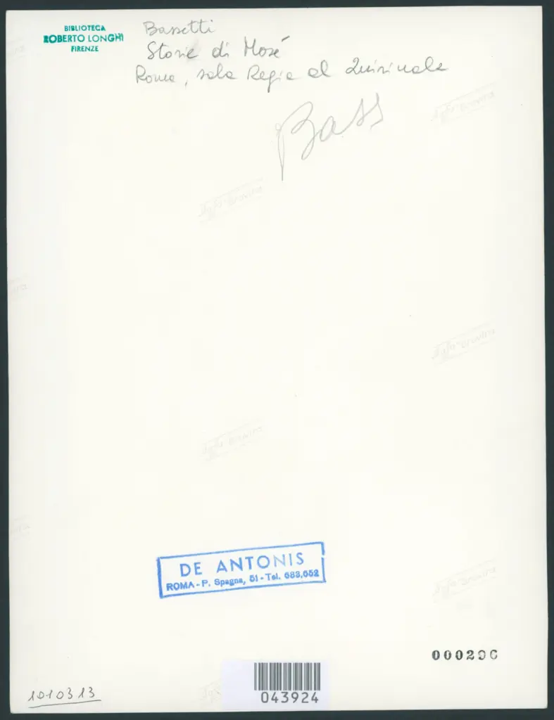 Bassetti Marcantonio  - sec. XVII - Storie della vita di Mosé