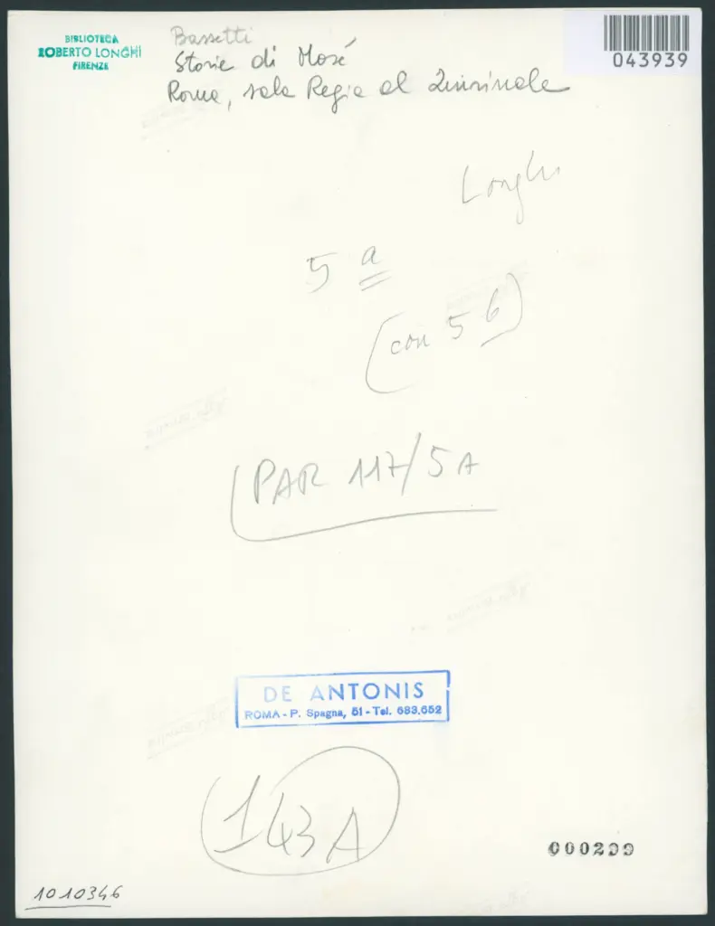 Bassetti Marcantonio  - sec. XVII - Storie della vita di Mosè