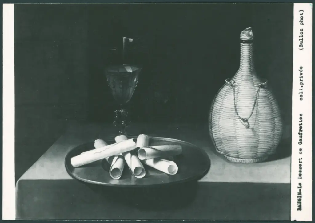 Natura morta con piatto di dolci, fiasco e calice