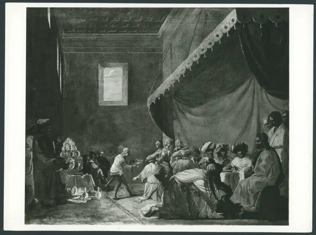 Bor Paulus - sec. XVII - Santa Maria Maddalena unge i piedi di Cristo