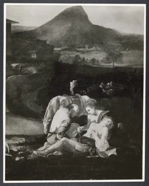 Angelica cura le ferite di Medoro