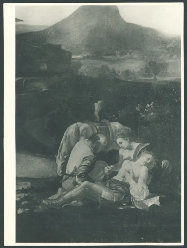 Angelica cura le ferite di Medoro