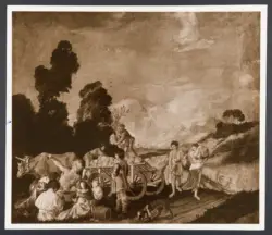 Scena di mietitura