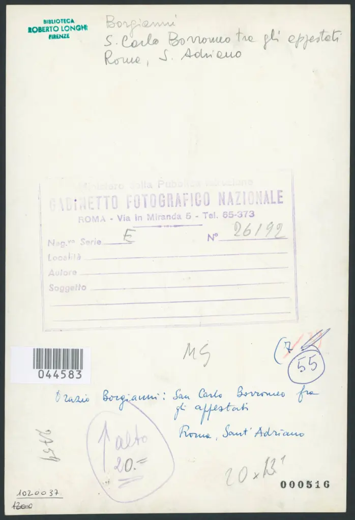 Borgianni Orazio  - sec. XVII - San Carlo Borromeo visita gli appestati