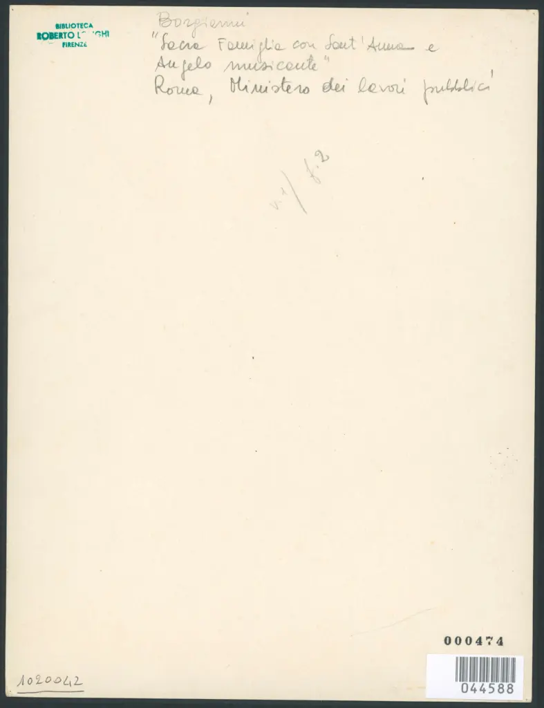 Roma - Ministero dei Lavori Pubblici. La Sacra Famiglia. (Orazio Borgianni).
