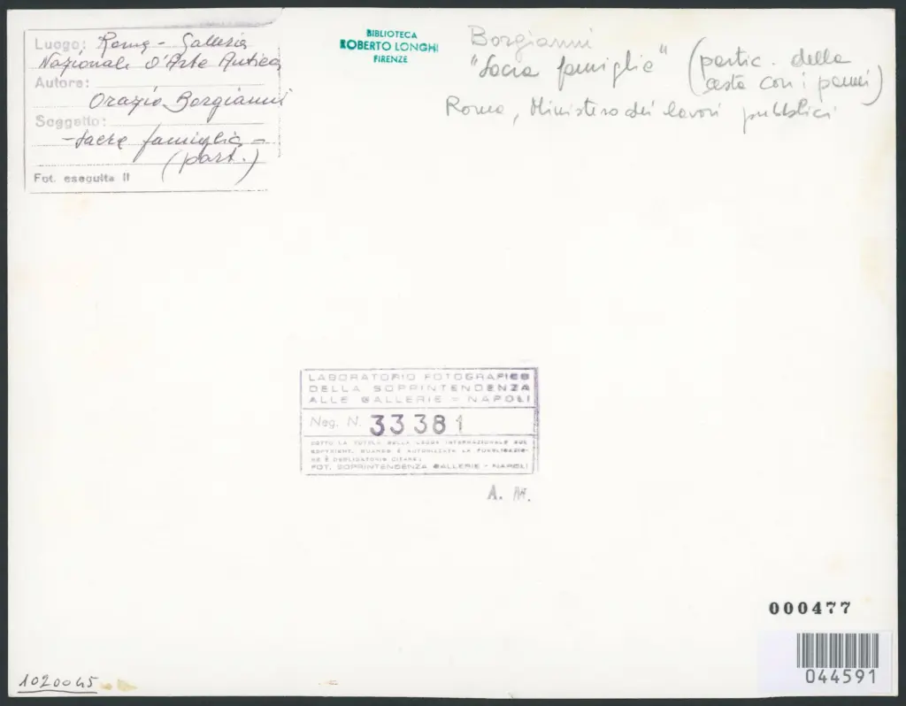 Roma - Galleria Nazionale d'Arte Antica. Orazio Borgianni - Sacra Famiglia - (part.)