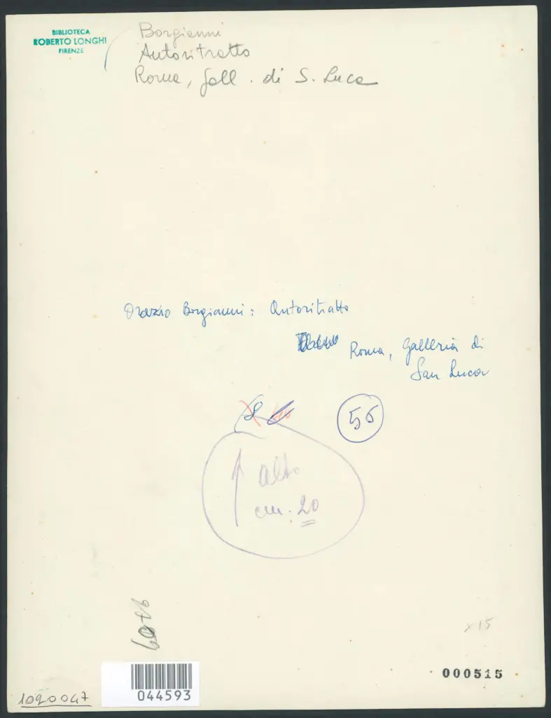 Borgianni Orazio  - sec. XVII - Autoritratto